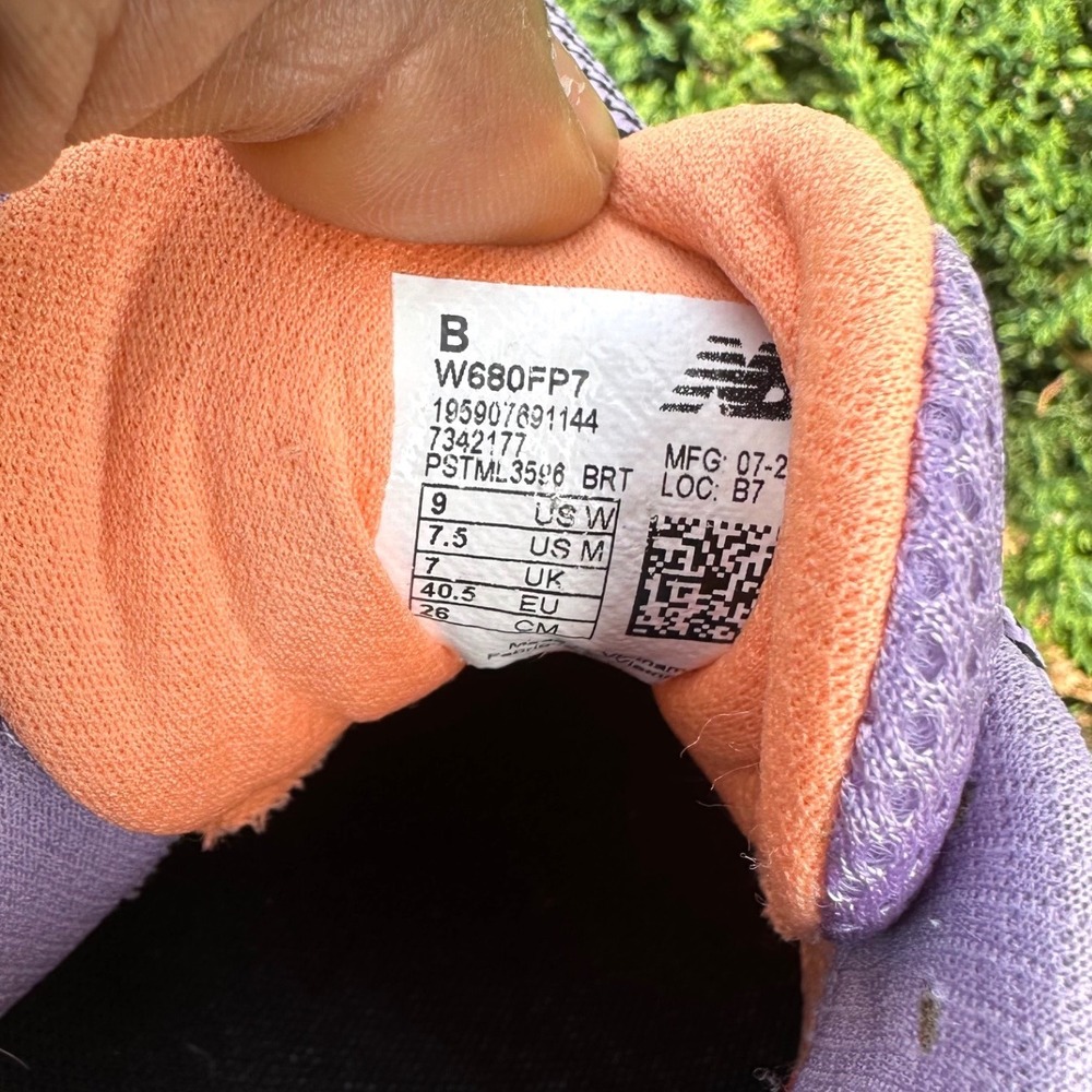 Single Right Shoe New Balance Fresh Foam 680 v7 Amputee Sneaker Size W9 M7.5 - Picture 4 of 12